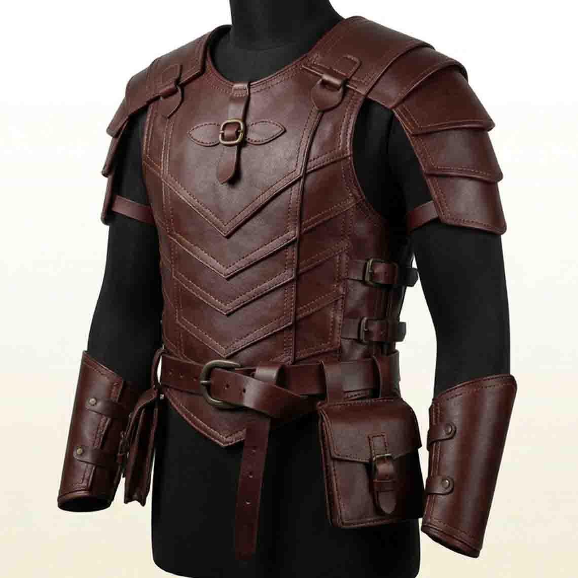 Medieval Chest Leather Armor Set for Men – LARP Cosplay - Etsy