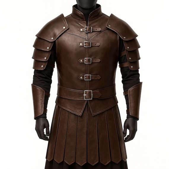 Halloween celtique médiéval viking cuir breastplate SCA larp cospaly