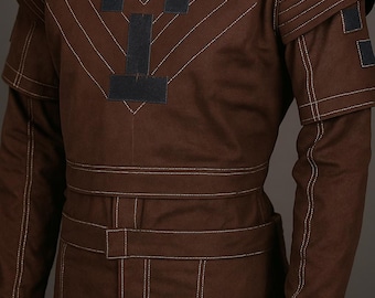 Mandalorian Star War Flight Suit Inspired Book of Boba Fett Costume Din Djarin Cosplay Bounty Hunter Outfit 3 Piece Flak Vest Suit