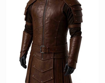 Armadura medieval de cuero para hombre – Cosplay LARP