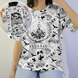 Fourth Wing T-shirt, Fantasy Book Tee Shirt, Velaris ACOTAR Shirt, Dragon Book Lover Gift, BookTok Merch, Fourth Wing Shirt Gifts