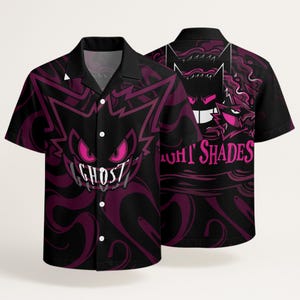 gengar dress shirt Gengar Button up Shirt