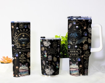 Vaso Velaris, Taza Ciudad de la Luz Estelar, Taza de Fantasía y Libros, Vaso de Café Fourth Wing, Regalo Acotar Velaris para Amantes de la Lectura