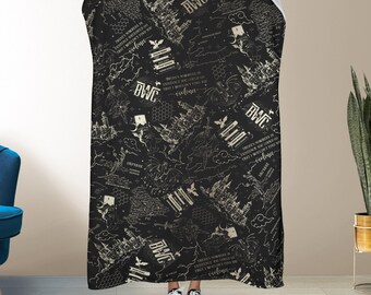 Basgiath War College Decke, Drachenreiter Fleece Überwurf, gemütliches Fantasy Lese Geschenk für Buchliebhaber