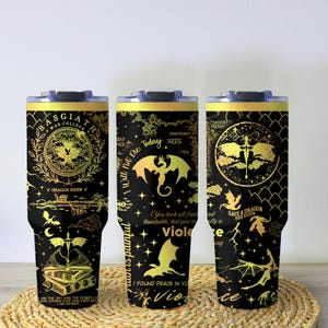 Fourth Wing Tumbler, Basgiath War College Mug, Dragon Rider Gift, Fourth Wing Merch, 20oz 40oz Coffee Tumbler, Bookish Christmas Cup