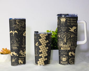 Fourth Wing Tumbler, Fourth Wing Mug, Basgiath College Gift, Dragon Rider Cup, Fantasy Book Tok Merch, 4th Wing Romance Reader Gift