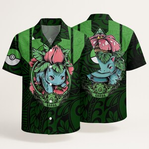 bulbasaur dress shirt Bulbasaur Button Up