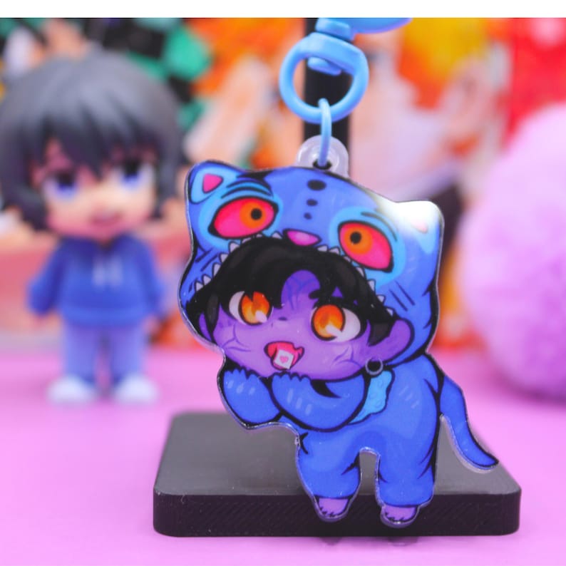 Jinu Keychains K Pop Demon Hunters Saja Boys Keychain Jinu Keychain Jinu in Derpy ...