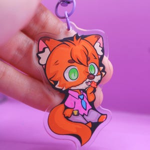 Zootopia 2 Chibi Nick Wilde Keychain!