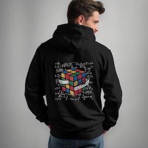 Sudadera con capucha del Cubo de Rubik para niños inteligentes / Regalo para amantes de los rompecabezas matemáticos / Sudadera para estudiantes STEM / Idea de regalo para nerds y geeks