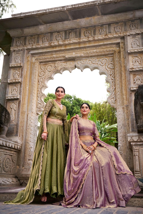 green and purple mehndi dress Traditional purple and green dress