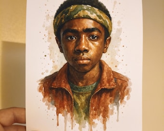 Lucas Watercolor Style Digital Print ( A5 / A4 )
