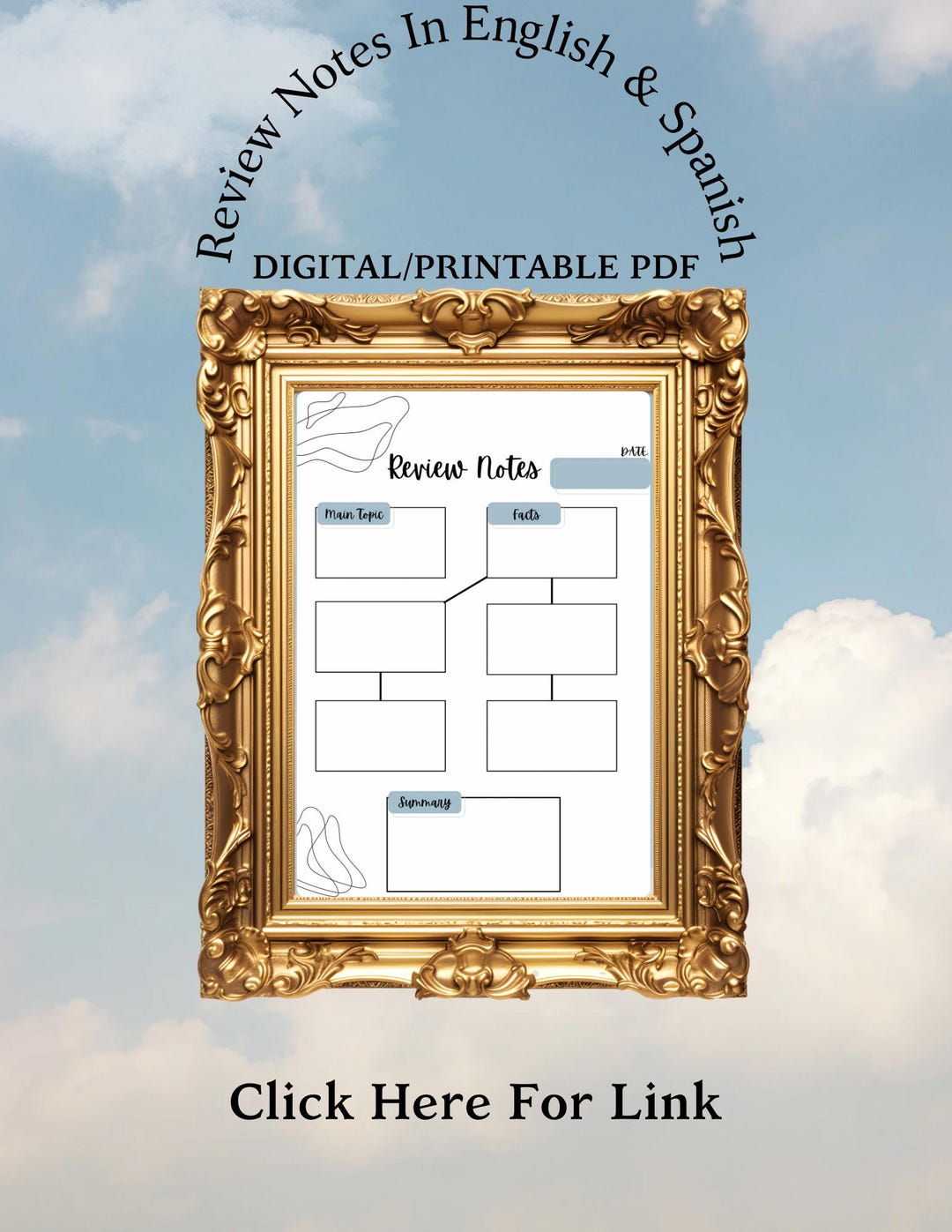 Notes Reviewer Pdf Digital / Printable PDF Review Notes English & Spanish. - Etsy