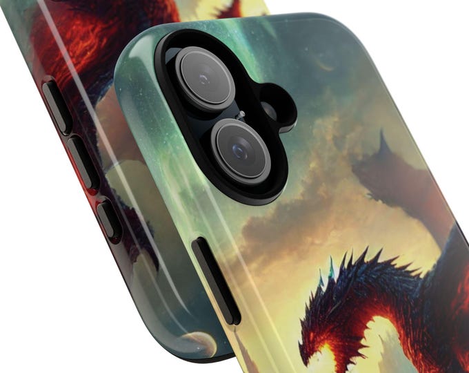 Mythical Dragon iPhone 16 Case: Tough Protective Cover for Fantasy Lovers & Gamers