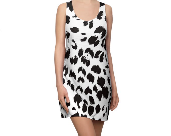 Bold Leopard Print Racerback Dress: Trendy Summer Outfit for Casual Chic & Lounge Wear