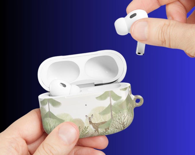 Nature-Inspired AirPod Case: Eco-Friendly Forest Animal Design for Phone Accessories