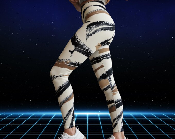 Bohemian Chic Women's Leggings: Versatile Activewear for Yoga, Workouts & Everyday Fashion