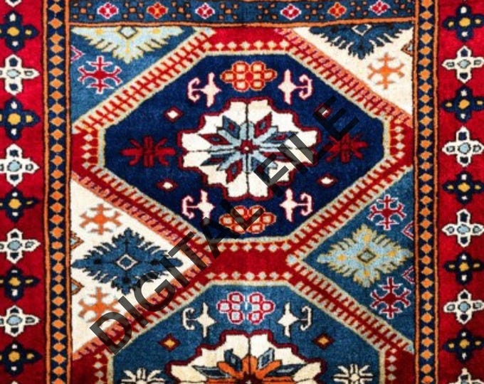 Turkish Folk Art, Kilim Patterns, Anatolian Inspired Carpets, Perfect Design