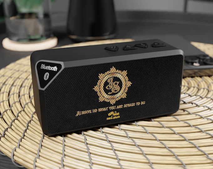 Jabba Bluetooth Speaker - Stylish Portable Sound System, Perfect Gift for Music Lovers, Home Decor, Tech Enthusiasts, Festivals, Parties