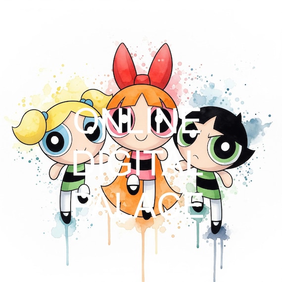 Power Puff Girls | Complete | Cartoon Network - Etsy