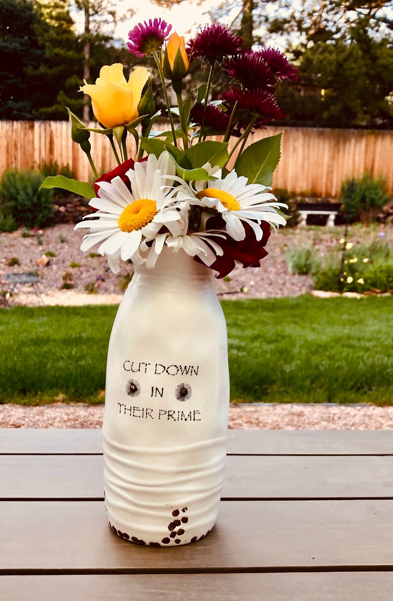 VASE CUT DOWN IN THEIR PRIME