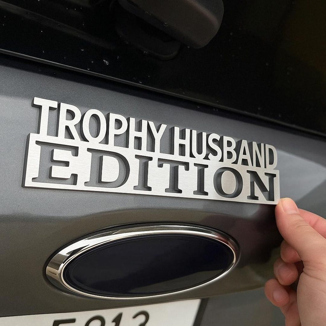 Personalized Car Emblem: Custom Metal Badge - Man Cave Garage Decor - Etsy