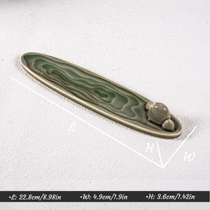 Custom Ceramic Water Reflection Incense Holder Gradient Burner, Modern Home Aromatherapy StickCoil Tray Meditation Decor Reflective image 10