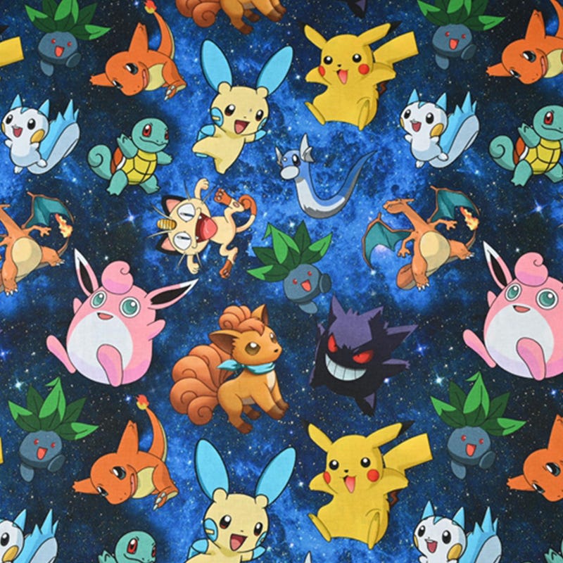 Pokémons Fabric - Etsy