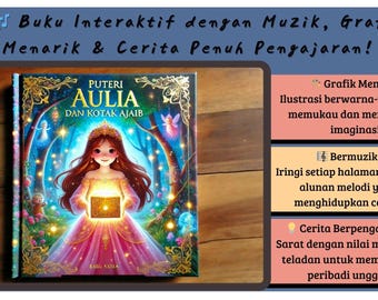 Buku Cerita Kanak-Kanak Bermuzik, Buku Cerita Sebelum Tidur, Buku Cerita Dongeng Ajaib, Buku Cerita Puteri