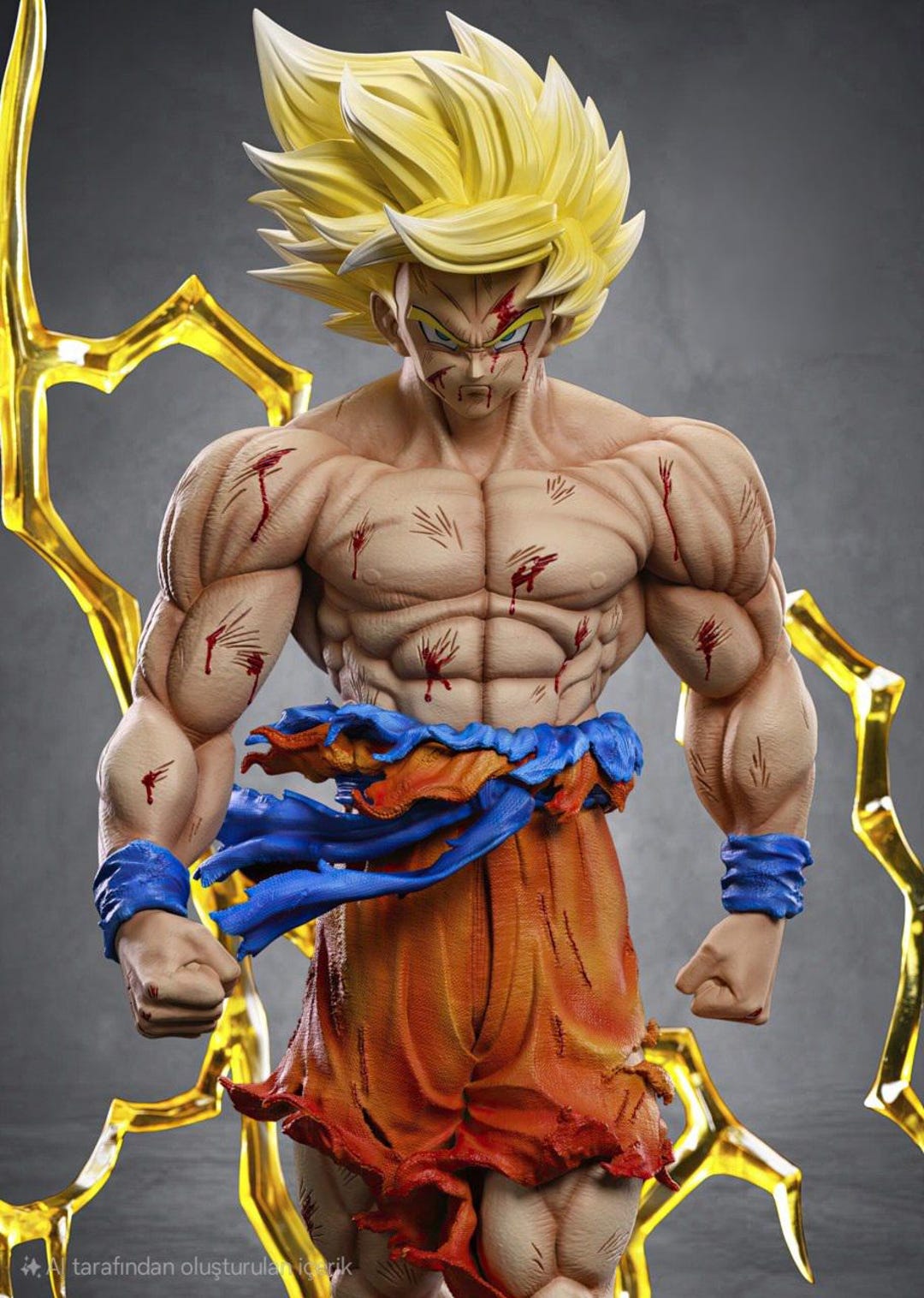 Super Saiyan Son Goku - Dragon Ball 3D Model - Etsy