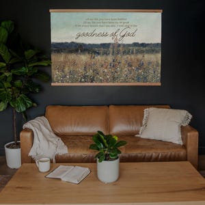Extra Large Canvas Tapestry Christian Wall Hanging Scripture Art Display Worship Song Lyrics Faith Based Decoration Vintage Flower Background Design Living Room Decor Bedroom Wall Art Prayer Corner Display Inspirational Message Artwork