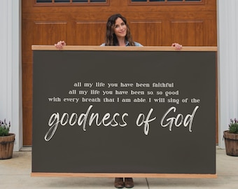 Christian Wall Tapestry Worship Lyrics Faith Art Minimalist Print Oversized Wall Faith Based Decor Inspiration Christian Nursery Decor | 108