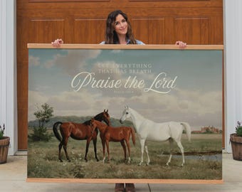 Western Christian Decor Bible Verse Wall Art Horse Tapestry Scripture Wall Hanging Faith Home Decoration Rustic Farmhouse Christian Gift 102