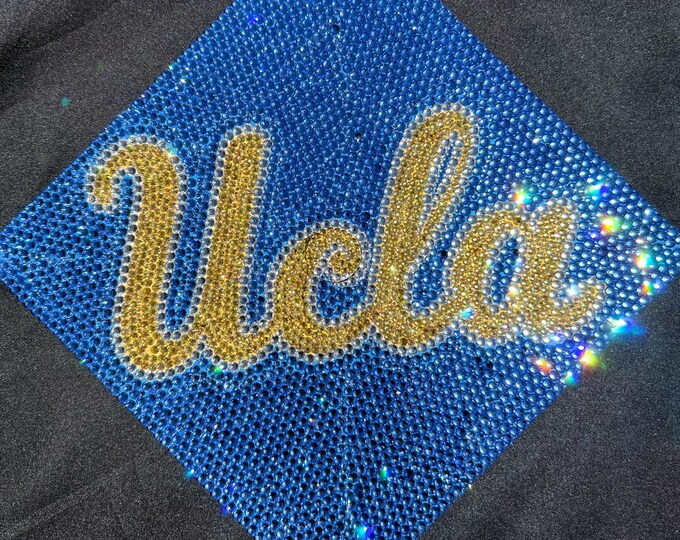 Rhinestone Graduation Cap, Bling Grad Cap, Bedazzled Grad Cap, College ...