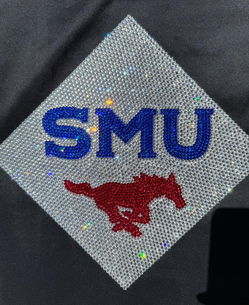 Cal Poly Rhinestone Grad Topper Custom Rhinestone Graduation Cap Topper: Bling Bedazzled Grad Cap, Grad ...