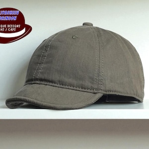 Low Profile Short Brim Cap - Etsy
