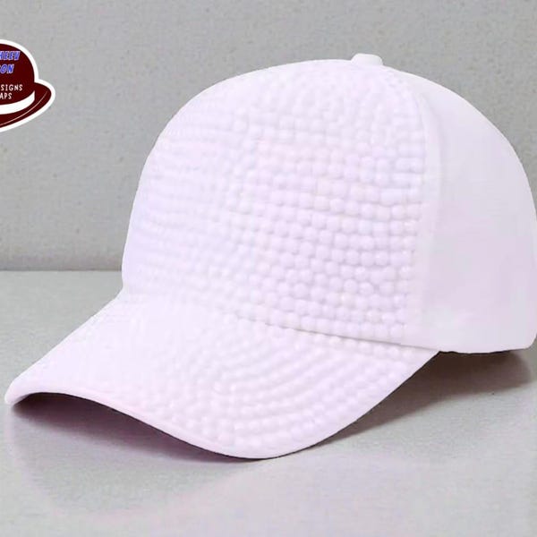 Czapka bawełniana z cekinami i kryształkami: czapka typu snapback w stylu ulicznym