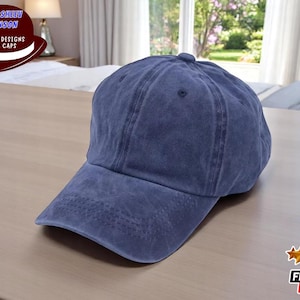 Yellow Washed Cotton Hat | Pigment Dyed Baseball Cap | Adjustable Unisex Summer Headwear | Outdoor Snapback Sports Accessory