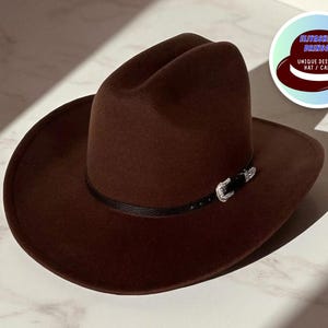 Unisex Classic Cowboy Hat | Cotton Wide-Brim Outdoor Cap | Casual Sunshade Headwear | Lightweight Seasonal Travel Accessory