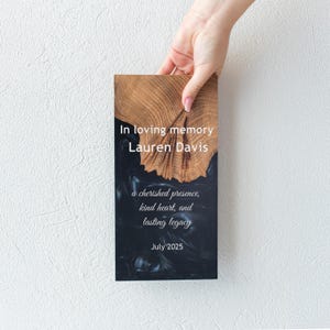 Memorial Plaque Epoxy & Wood award for wall as corporate gifts. Recognition award for company as employee Christmas gifts