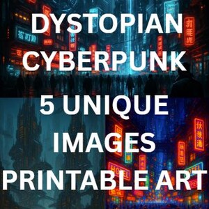 Dystopian Sci-fi Wall Art Printable