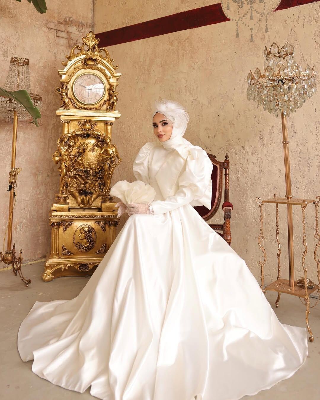 Muslim Wedding Dress For Black Tie Wedding Modest
