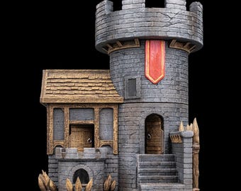 Alojamentos do Capitão: Pinte para Terminar o Castelo em Miniatura