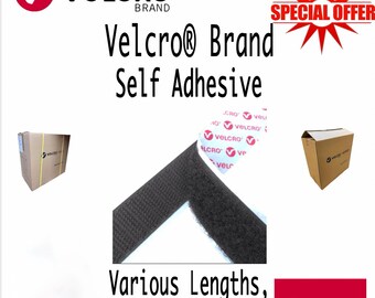 VELCRO® Brand Alfatex Tape: Self Adhesive Hook & Loop Fastener Various Widths and Lengths