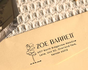 Custom Return Address Stamp | Personalized Wood or Self-Inking