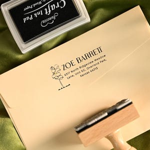 Custom Address Stamp | Self Inking Address Stamp | Wedding Stamp | Custom Wood Stamp | Personalized Stamp | Housewarming Gift