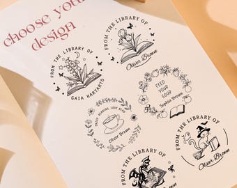 Custom Library Book Stamp | Personalized Embosser