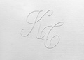 Wedding Envelope Embosser | Custom Last Name Embosser | Personalized Initial Monogram Embosser |  Couples Names Logo | Embossing Stamp