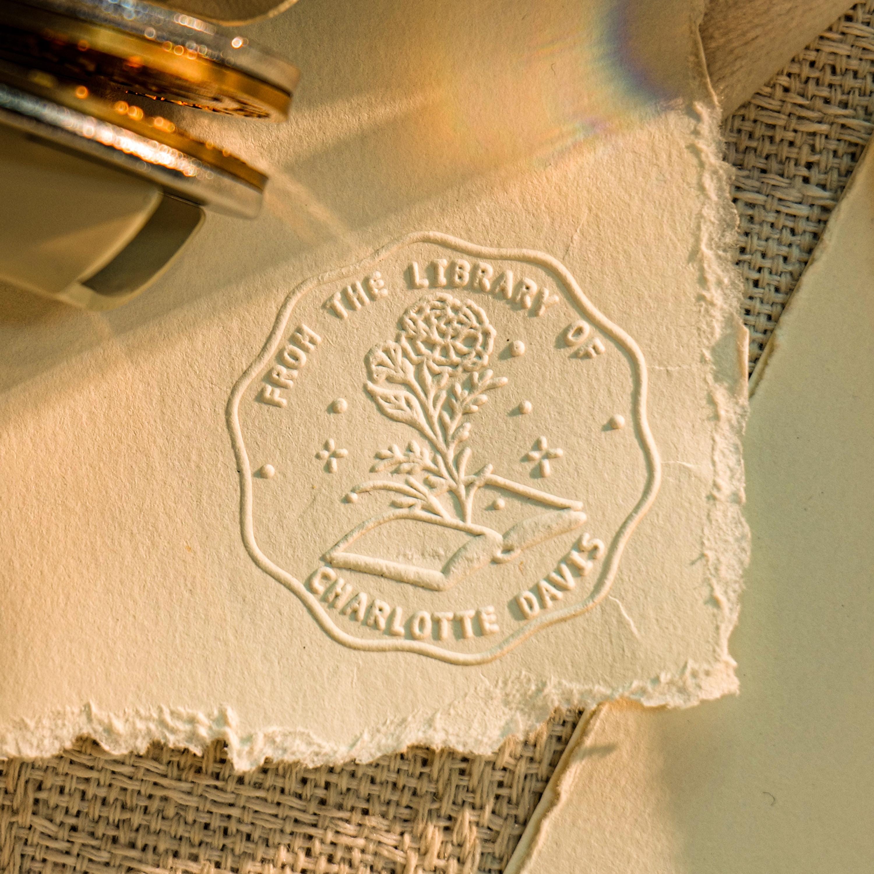 Personalized Book Embosser | Custom Embosser | From the Library of ...