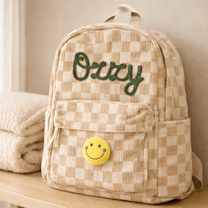 Personalized Name Kids Bag, Large Backpack, Primary School Rucksack, Boys Back to School Gift